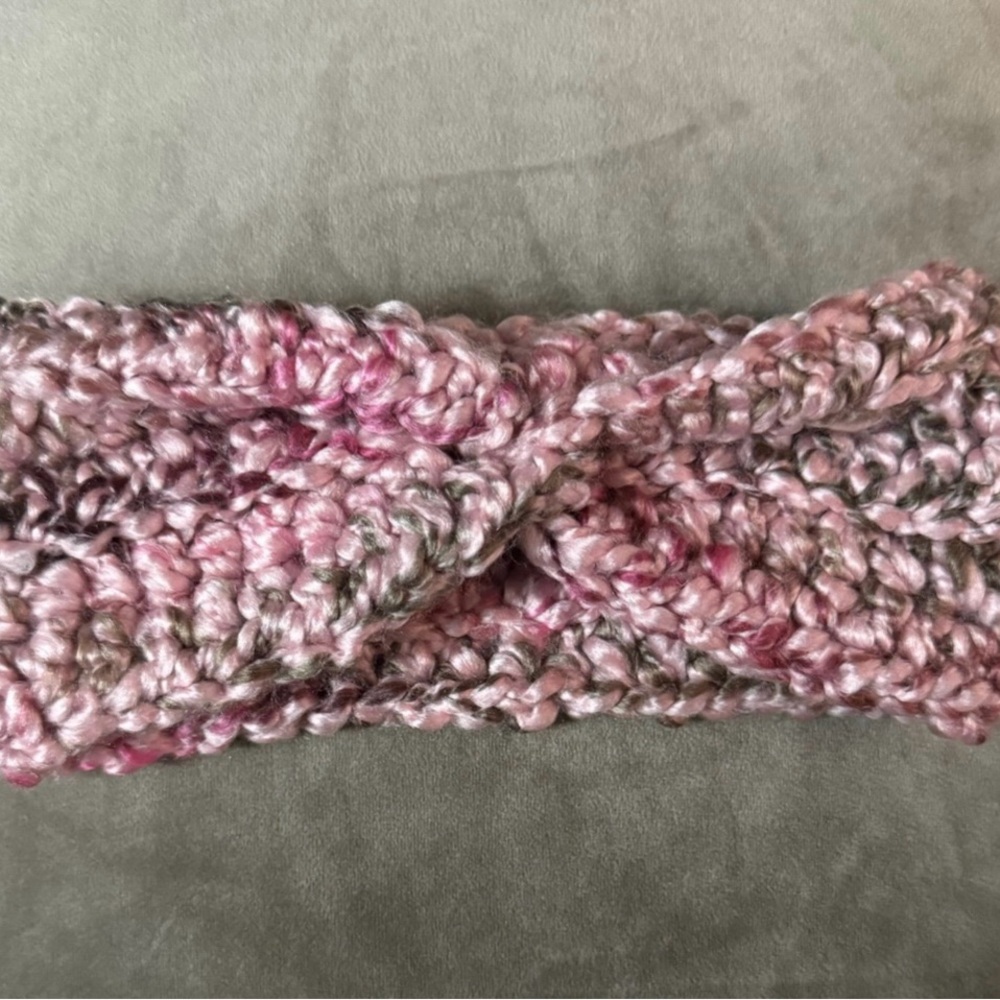 Lot of 4 Made With Love crocheted head bands